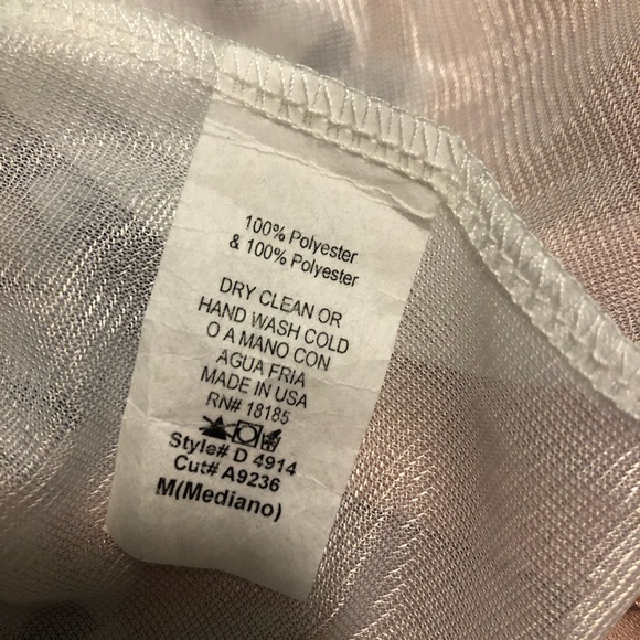 Tobi Mia blush floral print day dress size M - Picture 8 of 8